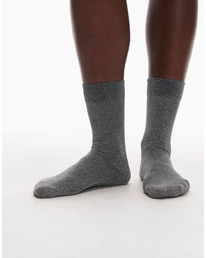 & Other Stories Glitter Socks - Brown