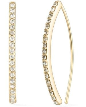 Lauren Ralph Lauren Jewellery Tone Pavé Threader Earrings - Metallic