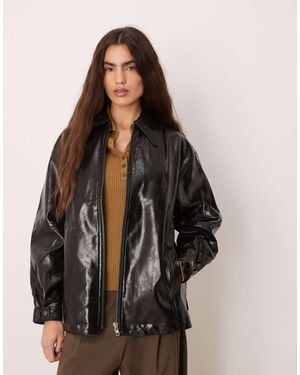 Free People Sloane Vegan Jacket - Black