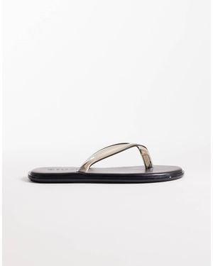 SEQWL Wide Fit Jelly Thongs - White