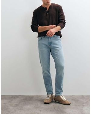 Mango Tapered Jean - Blue
