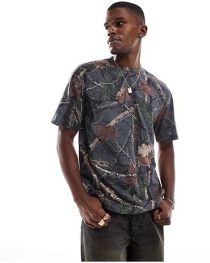 Hollister Boxy Fit Washed T-Shirt - Grey