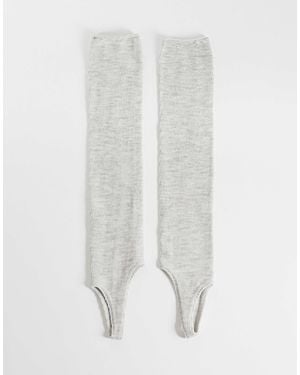 ASOS Legwarmer Stirrup - White