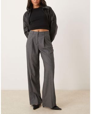 JJXX Pantalon ample habillé - foncé - Gris