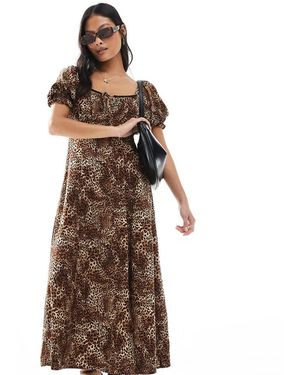 Miss Selfridge Midaxi Jurk - Bruin