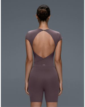 Oysho Perfect-adapt kurzärmliger playsuit - Grau