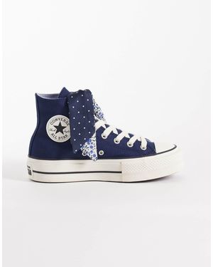 Converse – chuck taylor all star lift hi – club house – knöchelhohe sneaker - Blau