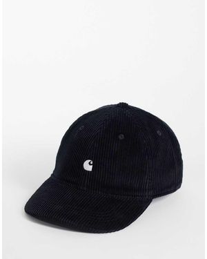 Carhartt Harlem Corduroy Logo Cap - Blue