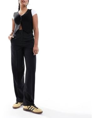 JJXX Mary High Waisted Tailored Trousers - Black