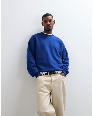 ASOS Essentials Extreme Oversized Sweatshirt - Blue