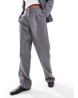 Vero Moda Tailored Straight Leg Trouser Co-ord - Grey