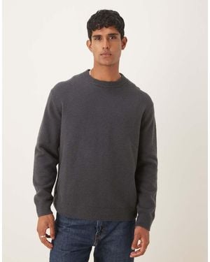 ARKET Supersoft Crew Neck Knitted Jumper - Grey