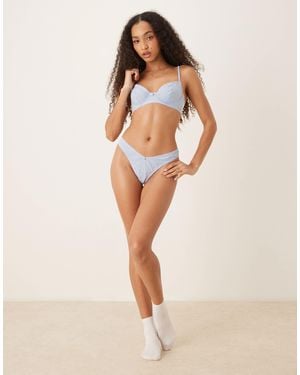 ASOS Sidney - string tissé à rayures - Neutre