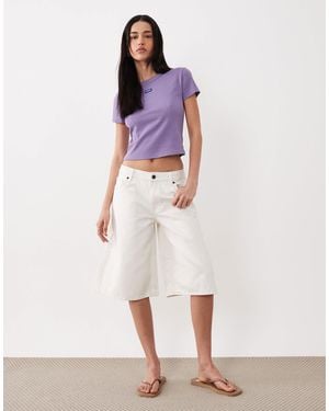 HUGO Galola baggy Shorts - White