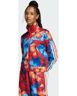 adidas Originals X Farm Rio House Of Tiro Track Top - Red