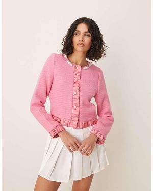 Sister Jane Knit Cardigan - Pink