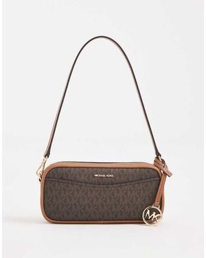 Michael Kors May Pouchette Crossbody Bag - Grey