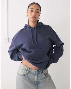Weekday Essence Hoodie - Blue
