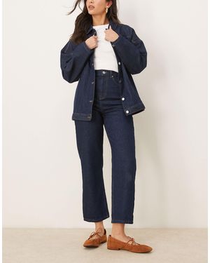ASOS – verkürzte jeans - Blau
