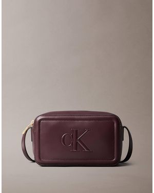 Calvin Klein Kamera-tasche mit riemen und markantem logo - Braun