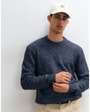 Jack & Jones Pull oversize duveteux - Bleu