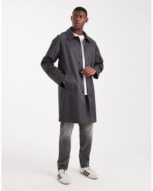 ASOS Oversized Trench Coat - Grey