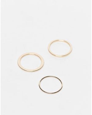 Weekday Rings 3 Pack - White