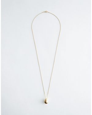 & Other Stories Teardrop Long Necklace - White