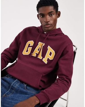 Gap Heritage Chest Logo Hoodie - Purple