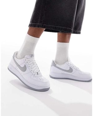 Nike Zapatillas De Deporte En Y Gris Force 1 '07 De Air - Negro