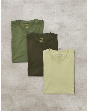 Polo Ralph Lauren – 3er-pack lounge-t-shirts - Grün
