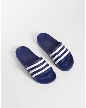 adidas Originals Adidas Training Adilette Aqua Slides - White