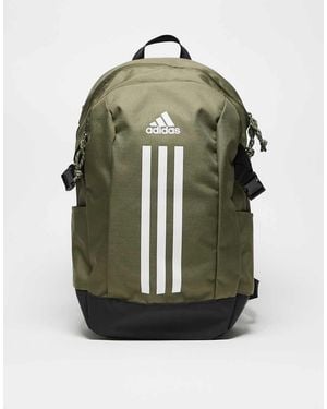 adidas Originals Adidas Training Power Backpack With Reflective 3 Tripes - Green