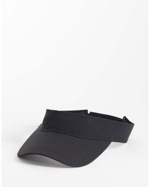 4505 Visiera Da Tennis Nera Con Fascetta Regolabile - Nero