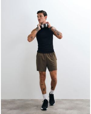 4505 Icon 5 Inch Quick Dry Training Shorts With Zip Pockets - Blue