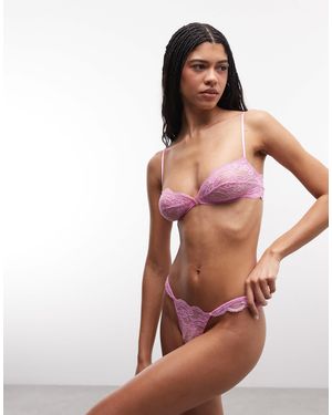 ASOS – lola – triangel-bh aus spitze - Weiß