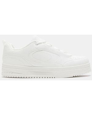 Pull&Bear Chunky Sole Trainers - White