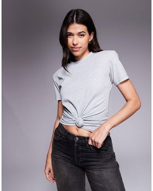 Wanderdoll Wander doll – so basic – t-shirt mit hohem baumwollanteil - Grau