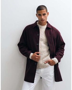 ASOS Wool Look Coat - Black