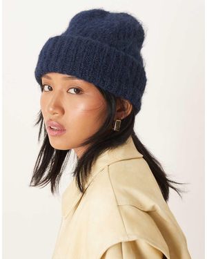ASOS Chunky Knit Beanie - Blue