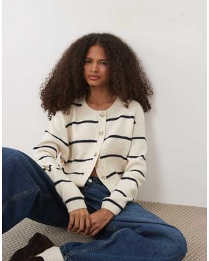Brave Soul Fisherman Knit Cardigan - Blue