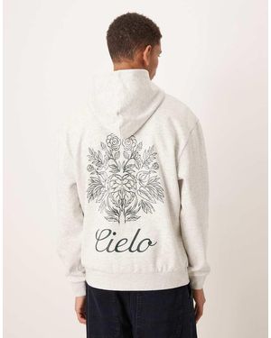 ASOS Hoodie With Text Print - Natural