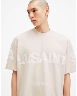 AllSaints – biggy – kurzärmliges t-shirt - Weiß