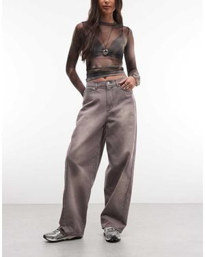 Obey Leah baggy Denim Jeans - Grey