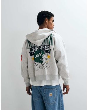 Abercrombie & Fitch Nfl Jets Graphic Hoodie - White