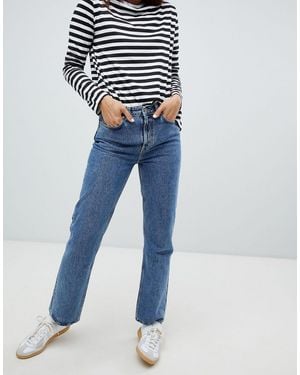 Weekday Voyage Cotton Straight Leg Jean - Blue