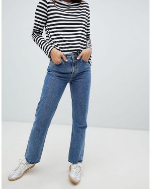 Weekday Voyage Cotton Straight Leg Jean - Blue
