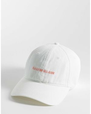 Calvin Klein Graphic Cap - White