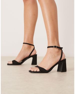 Raid Cora Block Heeled Sandals - Natural