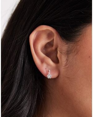 Kingsley Ryan Daisy Drop Stud Earrings - Black